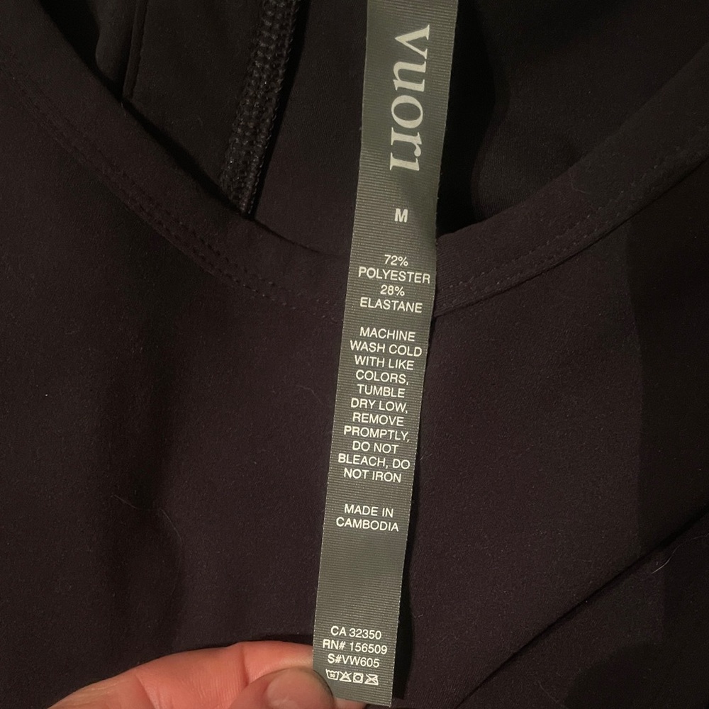 Vuori Black Topspin Tennis Dress M - Picture 5 of 5